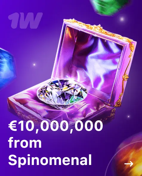 10000000€ from Spinomenal at 1Win