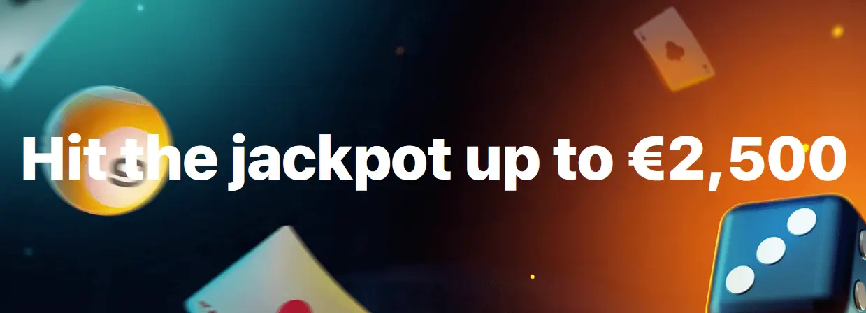 Hit the jackpot up to €2500 at 1Win