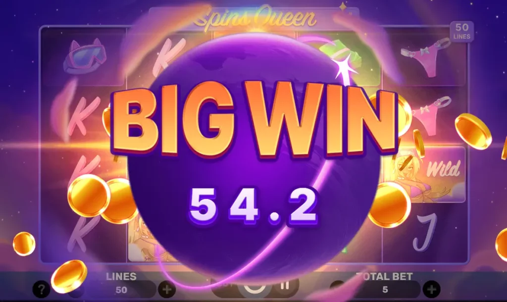 A very big win on Spins Queen at 1Win