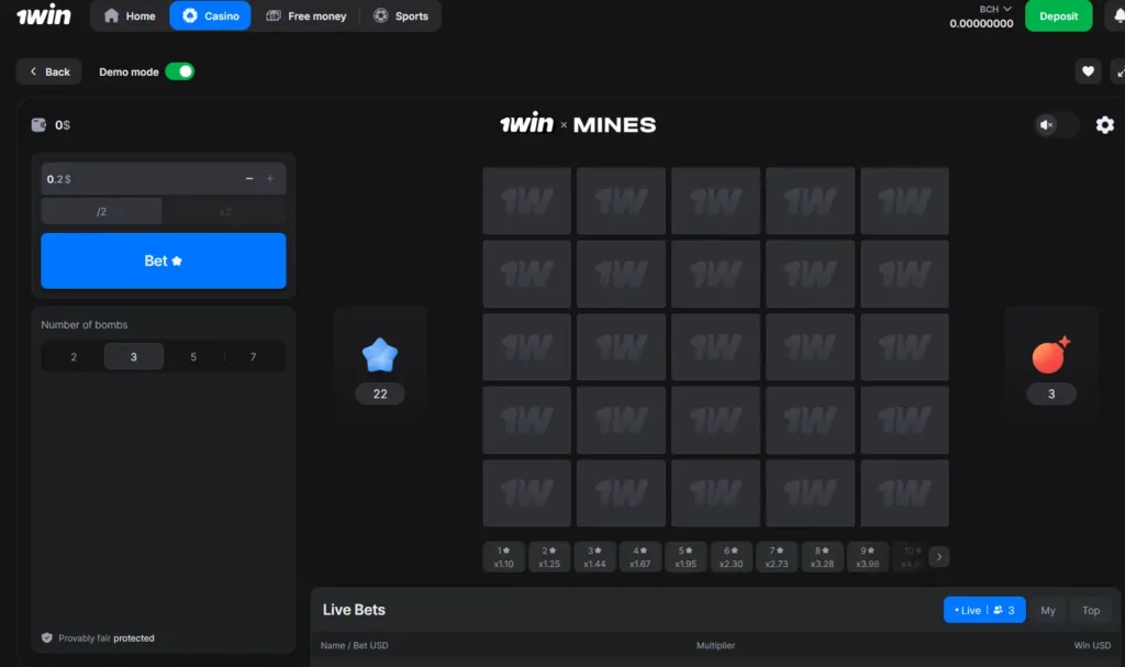 Game Mines in 1Win Game Mines in 1Win