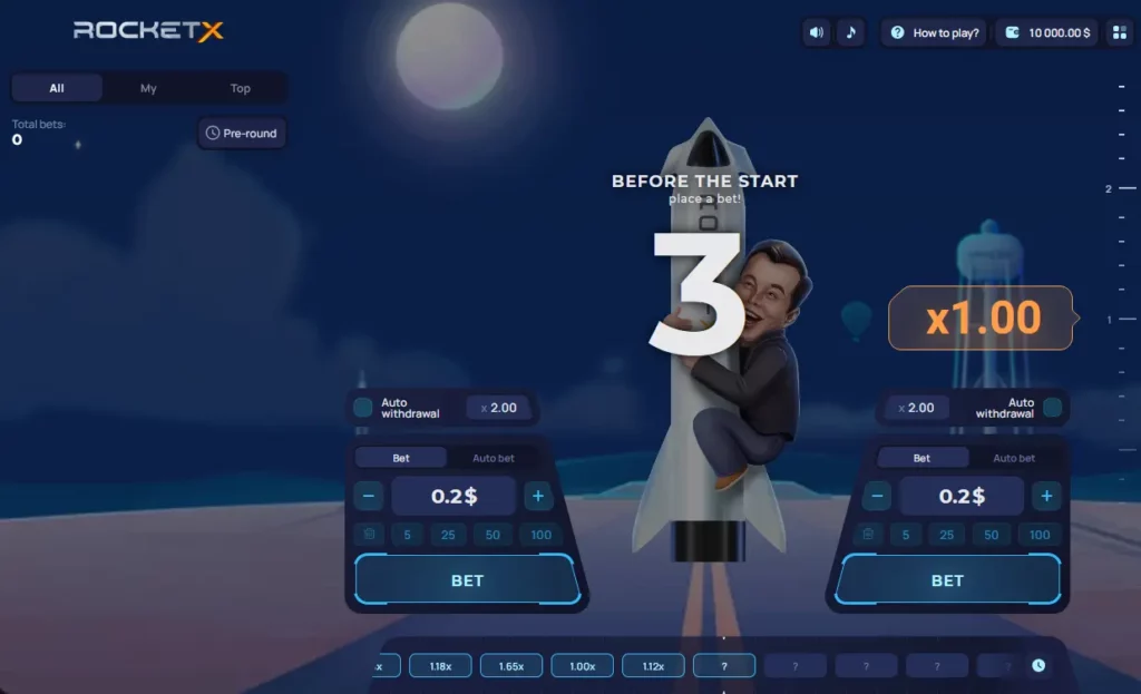 RocketX Round Countdown on 1Win RocketX Round Countdown on 1Win