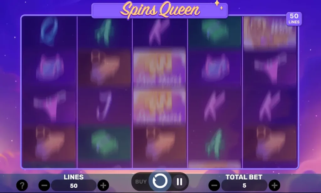 Spins Queen gameplay at 1Win