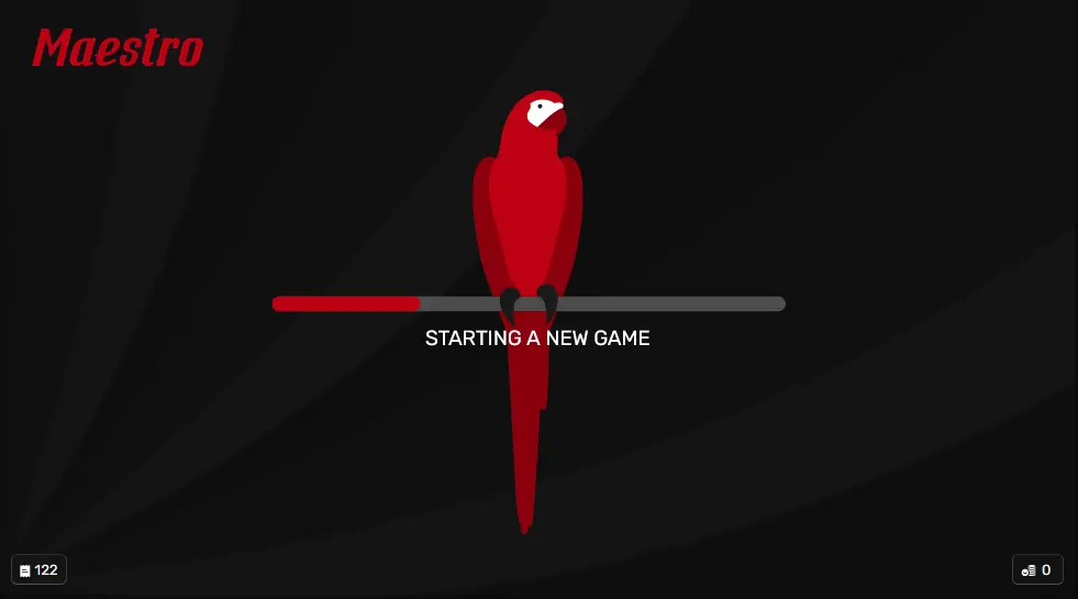 Starting a Round in Maestro Starting a Round in Maestro