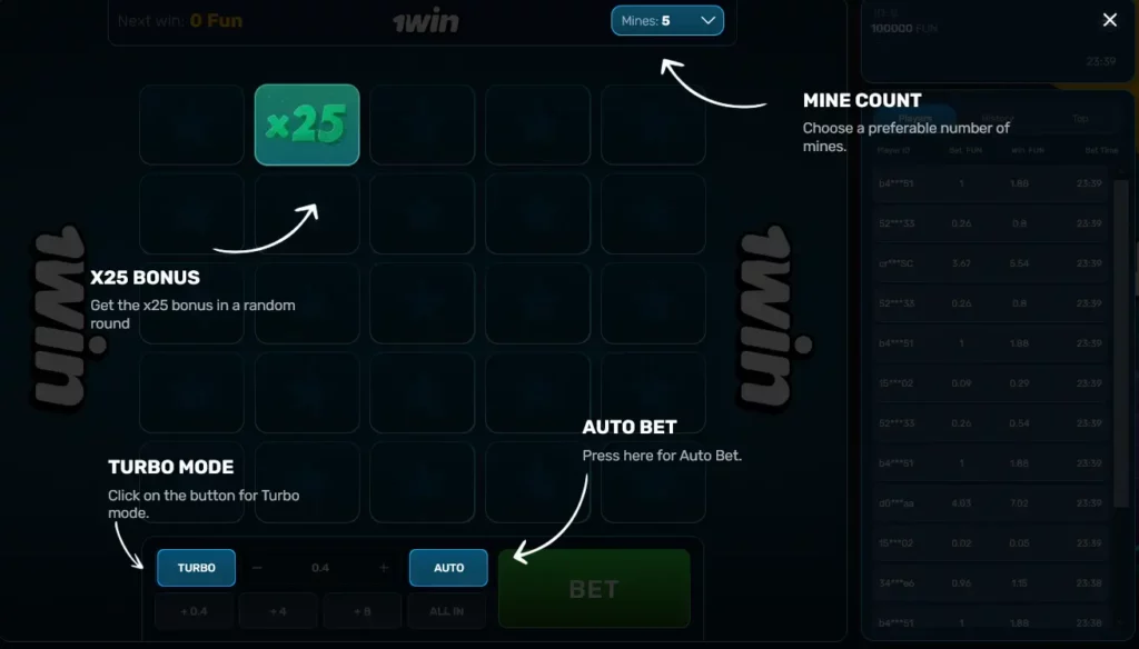 Turbo Mines Tutorial